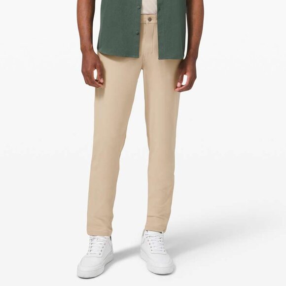 Lululemon Men's ABC Pant Slim 32" *Warpstreme - Light Brown - Picture 1 of 8